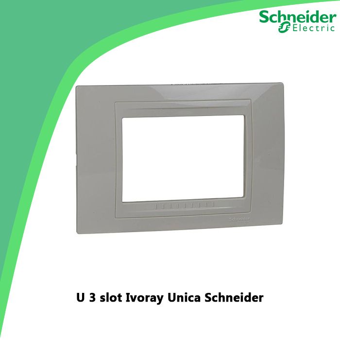 U 3 slot Ivoray Unica Schneider