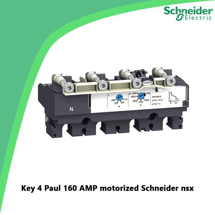 Key 4 Paul 160 AMP motorized Schneider nsx