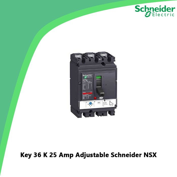 Key 36 K 25 Amp Adjustable Schneider NSX
