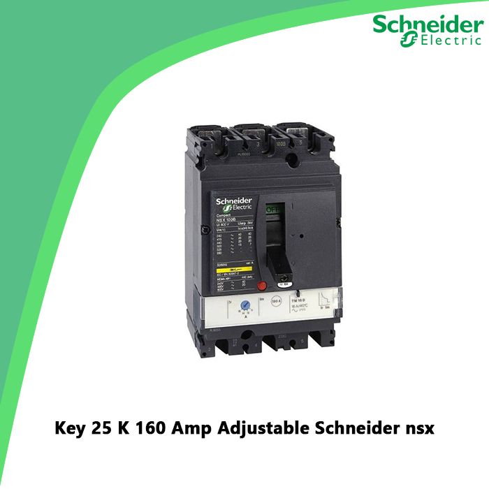 Key 25 K 160 Amp Adjustable Schneider nsx