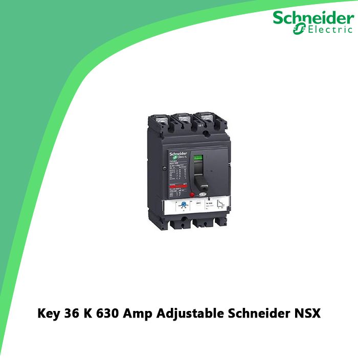 Key 36 K 630 Amp Adjustable Schneider NSX