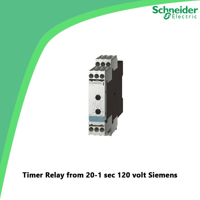 Timer Relay from 20-1 sec 120 volt Siemens