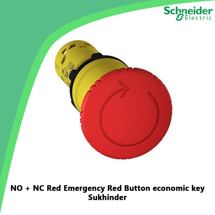 NO + NC Red Emergency Red Button economic key Sukhinder