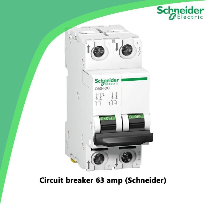 Circuit breaker 63 amp (Schneider)