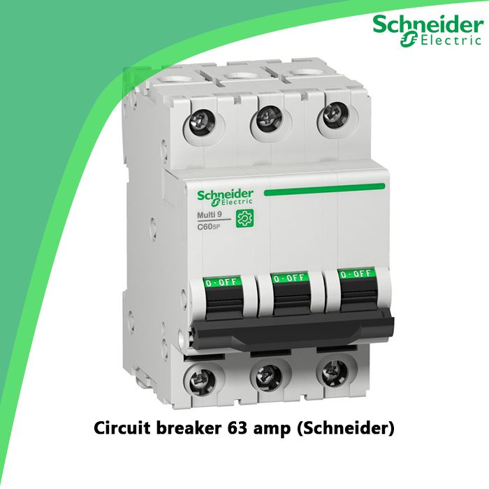 Circuit breaker 63 amp (Schneider)
