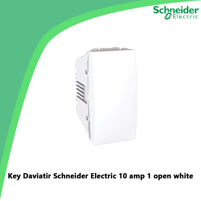 Key Daviatir Schneider Electric 10 amp 1 open white