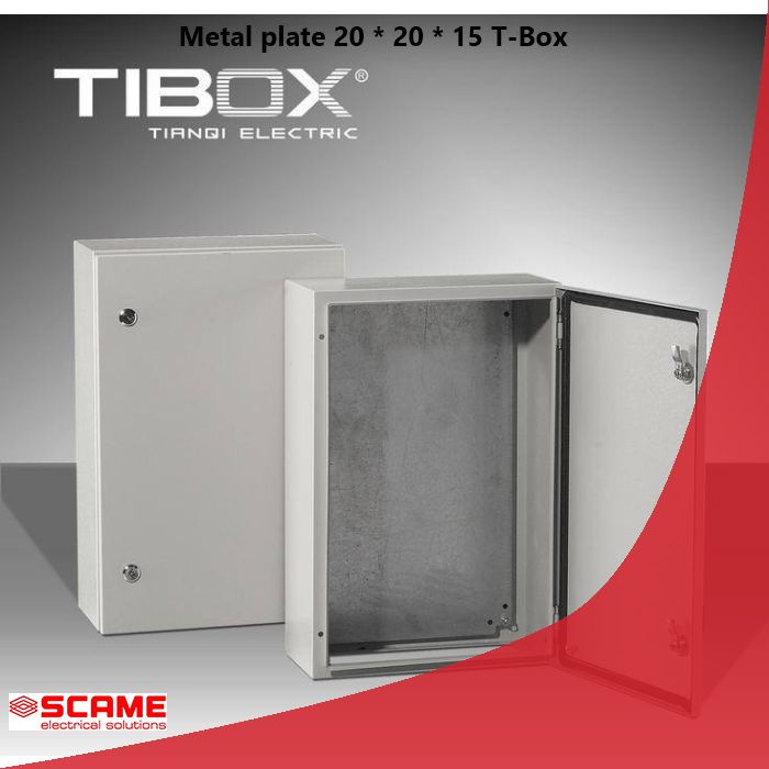 Metal plate 20 * 20 * 15 T-Box