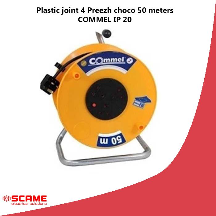 Plastic joint 4 Preezh choco 50 meters COMMEL IP 20