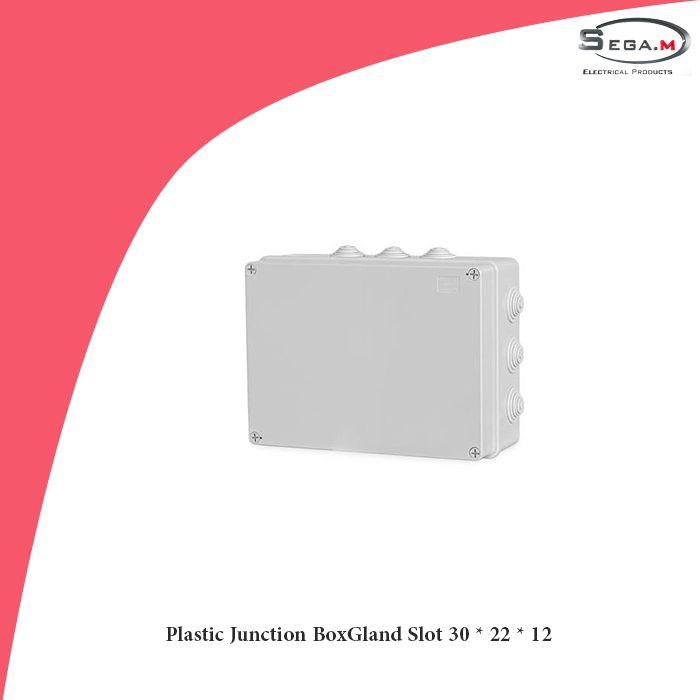 Plastic Junction BoxGland Slot 30 * 22 * 12