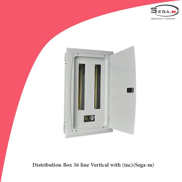 Distribution Box 36 line Vertical with (inc)(Sega-m)