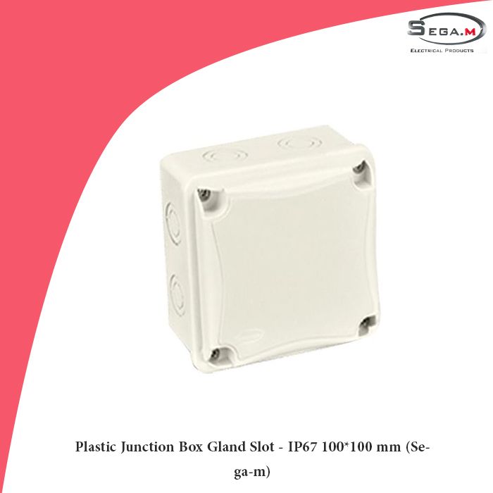 Plastic Junction Box Gland Slot - IP67 100*100 mm (Sega-m)