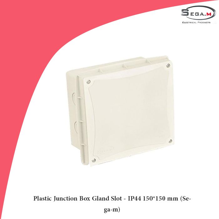Plastic Junction Box Gland Slot - IP44 150*150 mm (Sega-m)