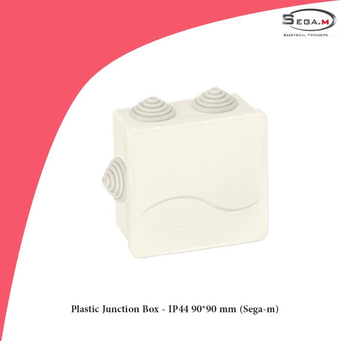 Plastic Junction Box - IP44 90*90 mm (Sega-m)