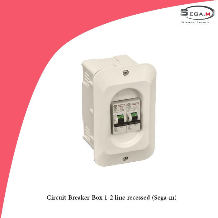Circuit Breaker Box 1-2 line recessed (Sega-m)