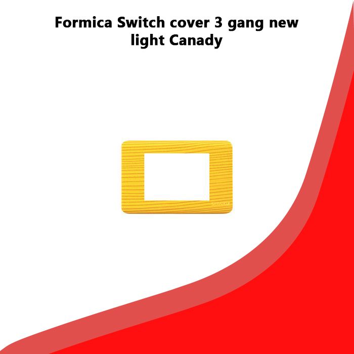 Formica Switch cover 3 gang new light Canady
