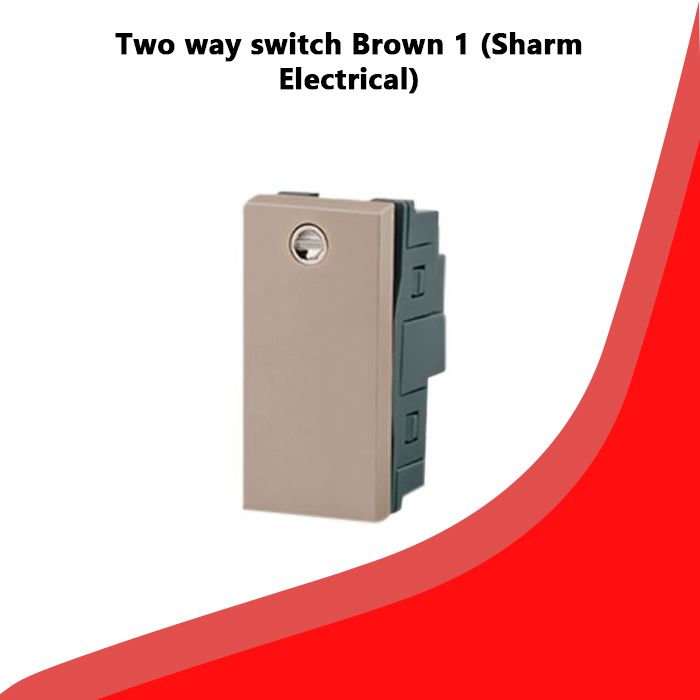 Two way switch Brown 1 (Sharm Electrical)
