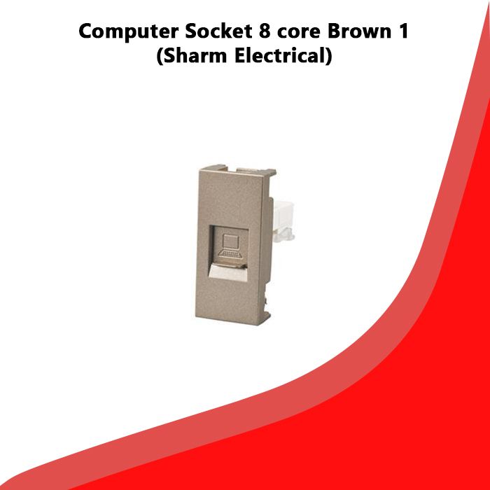 Computer Socket 8 core Brown 1 (Sharm Electrical)