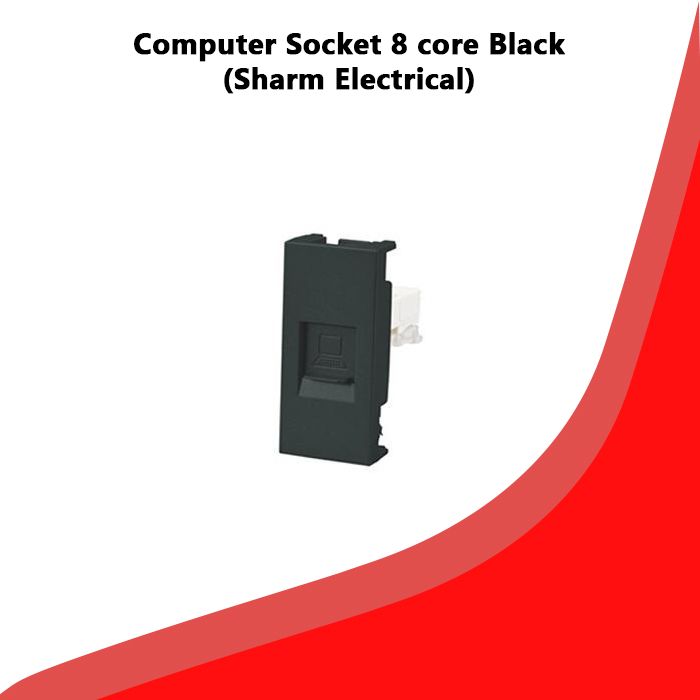 Computer Socket 8 core Black (Sharm Electrical)