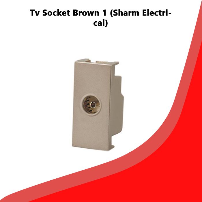 Tv Socket Brown 1 (Sharm Electrical)