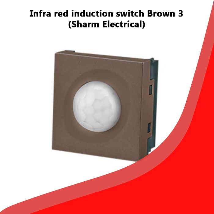 Infra red induction switch Brown 3 (Sharm Electrical)