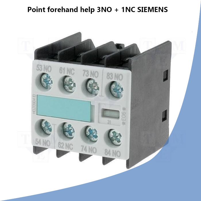 Point forehand help 3NO + 1NC SIEMENS