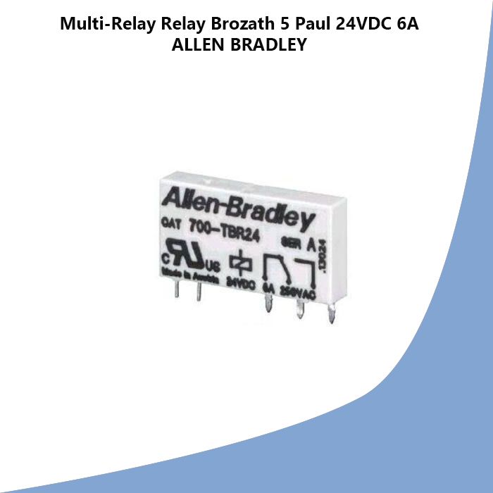 Multi-Relay Relay Brozath 5 Paul 24VDC 6A ALLEN BRADLEY