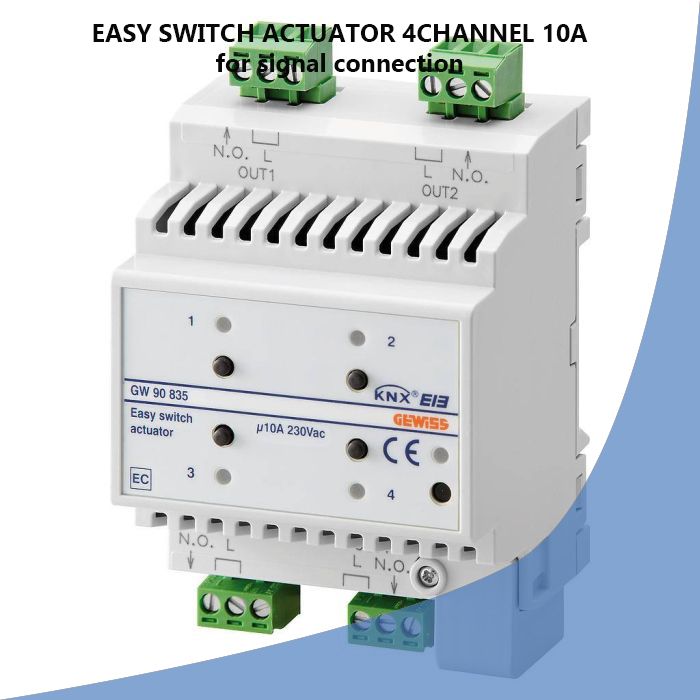 EASY SWITCH ACTUATOR 4CHANNEL 10A for signal connection