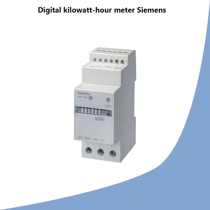 Digital kilowatt-hour meter Siemens