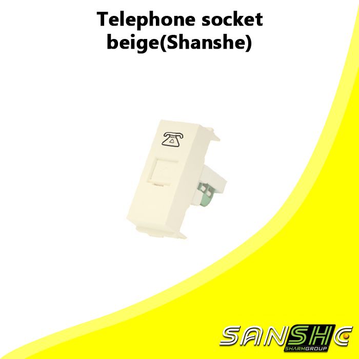 Telephone socket beige(Shanshe)