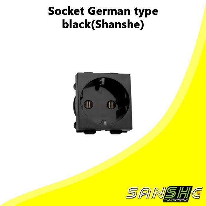 Socket German type black(Shanshe)