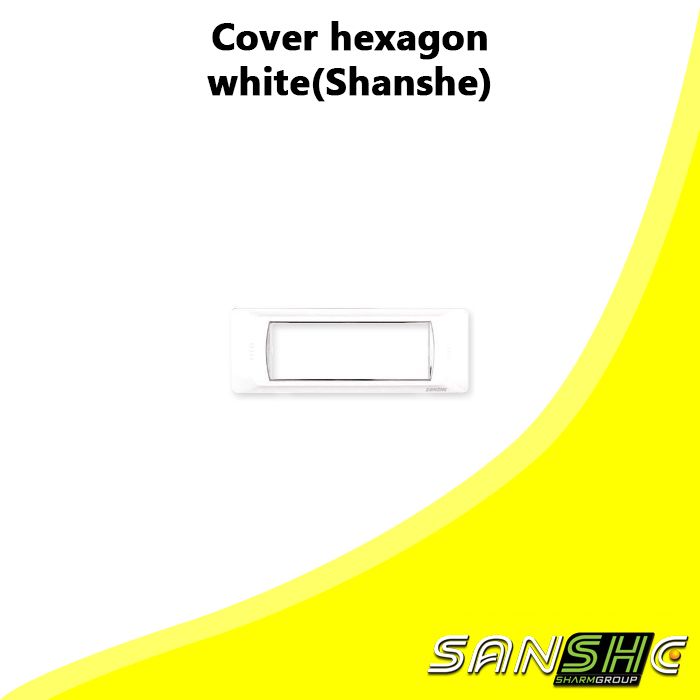 Cover hexagon white(Shanshe)