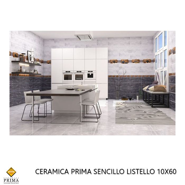 Ceramica Prima sencillo Listello 10x60