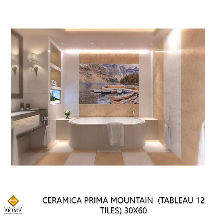 Ceramica Prima Mountain (tableau 12 tiles) 30x60