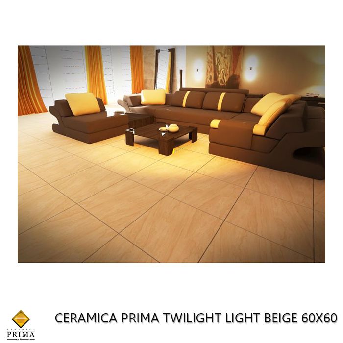 Ceramica Prima Twilight Light Beige 60x60