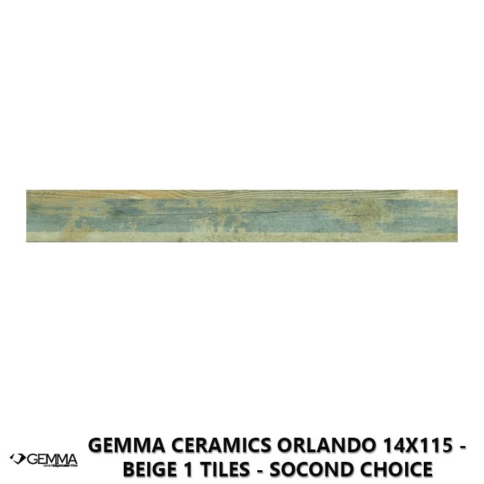 Gemma Ceramics Orlando 14x115 - Beige 1 Tiles - Socond Choice