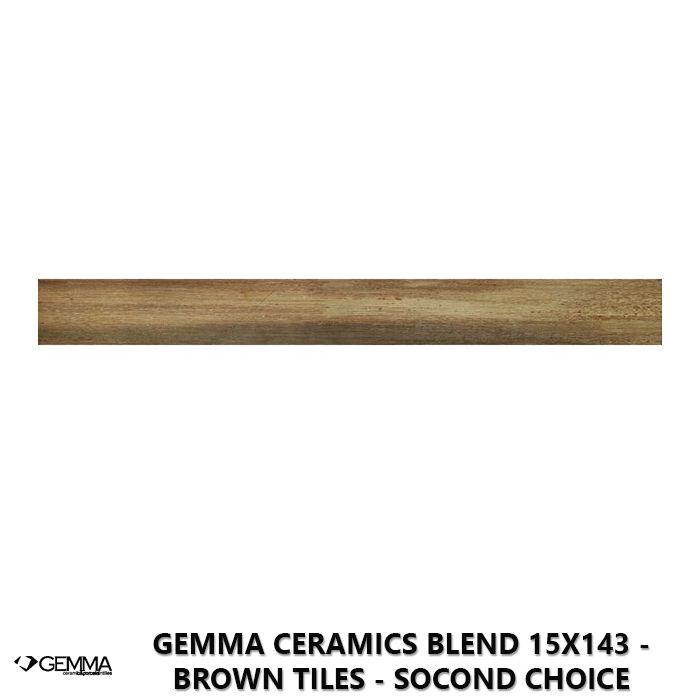 Gemma Ceramics Blend 15x143 - Brown Tiles - Socond Choice