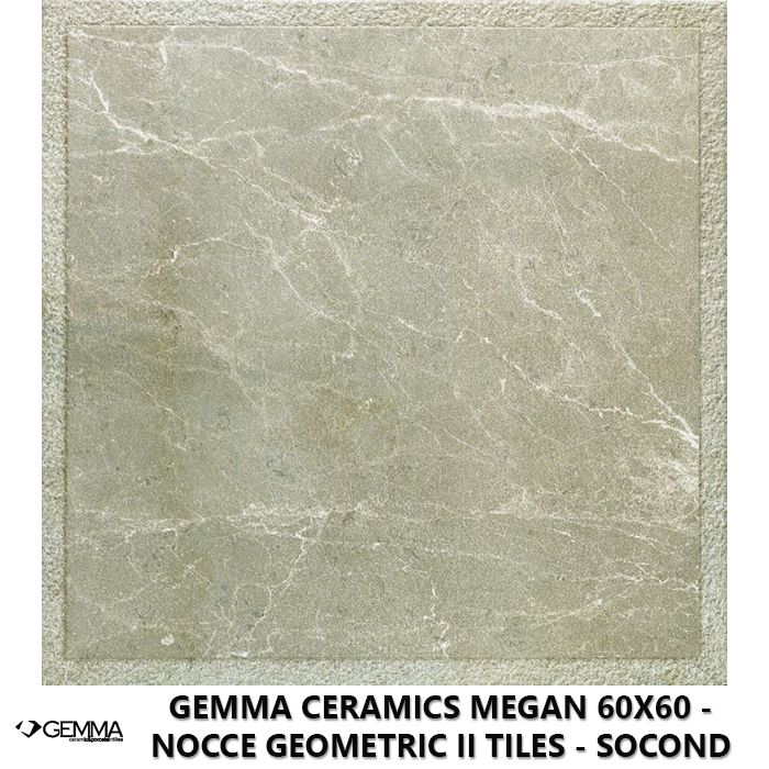 Gemma Ceramics Megan 60x60 - Nocce Geometric II Tiles - Socond Choice