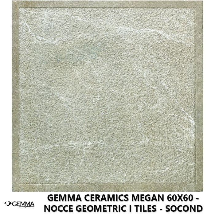 Gemma Ceramics Megan 60x60 - Nocce Geometric I Tiles - Socond Choice