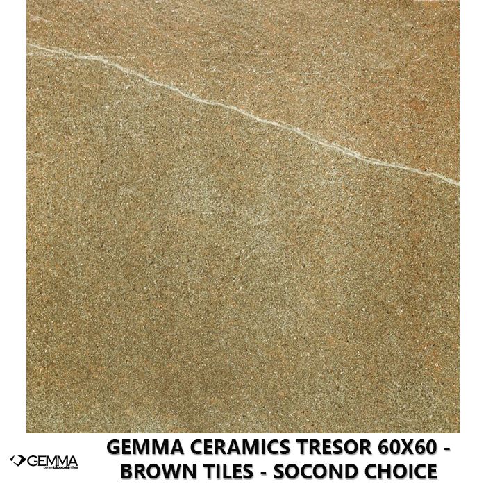 Gemma Ceramics Tresor 60x60 - Brown Tiles - Socond Choice
