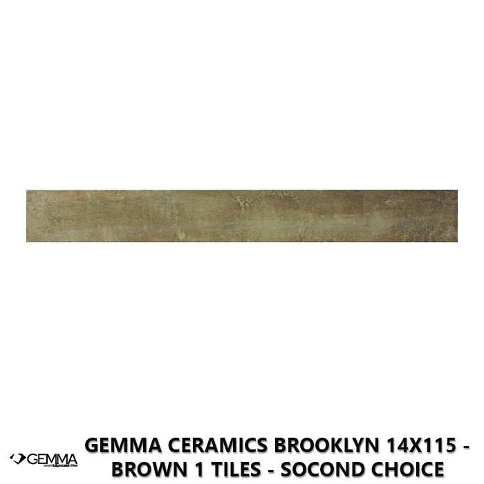 Gemma Ceramics Brooklyn 14x115 - Brown 1 Tiles - Socond Choice