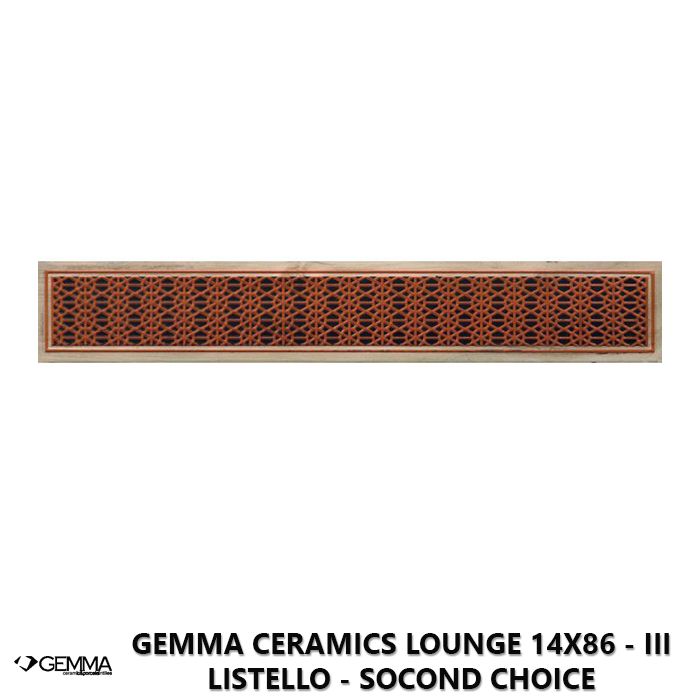 Gemma Ceramics Lounge 14x86 - III Listello - Socond Choice