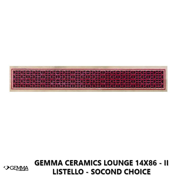 Gemma Ceramics Lounge 14x86 - II Listello - Socond Choice