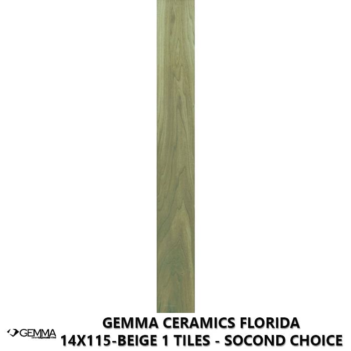 Gemma Ceramics Florida 14x115-Beige 1 Tiles - Socond Choice