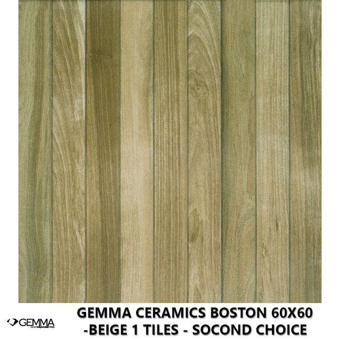 Gemma Ceramics Boston 60x60 -Beige 1 Tiles - Socond Choice