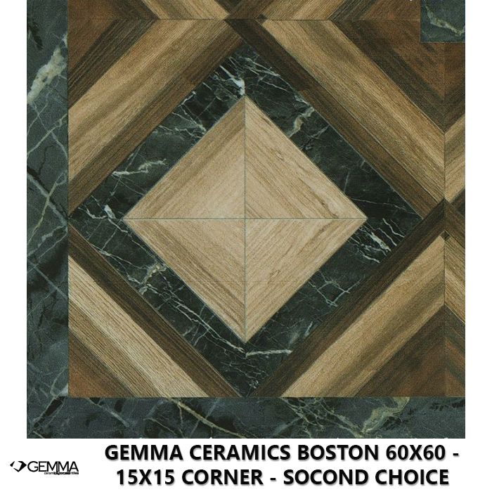 Gemma Ceramics Boston 60x60 - 15x15 Corner - Socond Choice