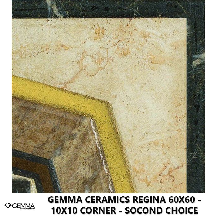 Gemma Ceramics Regina 60x60 - 10x10 Corner - Socond Choice