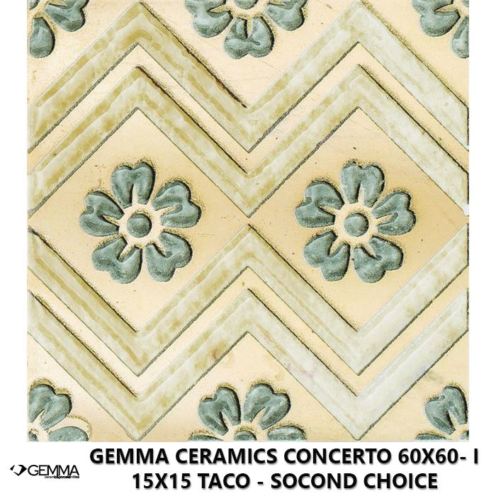 Gemma Ceramics Concerto 60x60- I 15x15 Taco - Socond Choice