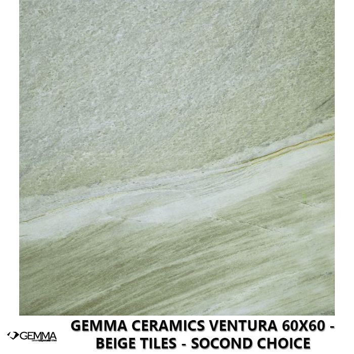 Gemma Ceramics Ventura 60x60 - Beige Tiles - Socond Choice