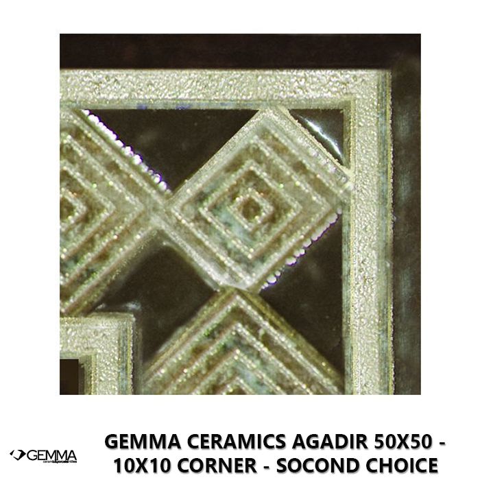 Gemma Ceramics Agadir 50x50 - 10x10 Corner - Socond Choice