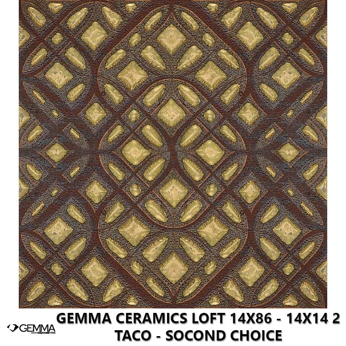 Gemma Ceramics Loft 14x86 - 14x14 2 Taco - Socond Choice